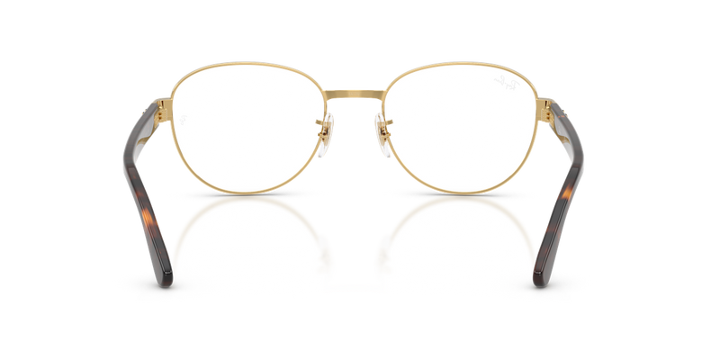 Ray-Ban RX6543 in Arista Gold / Clear (2500) - Temple Detail