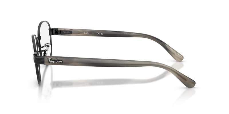 Ray-Ban RX6543 in Black / Clear (2509) - Alternate View