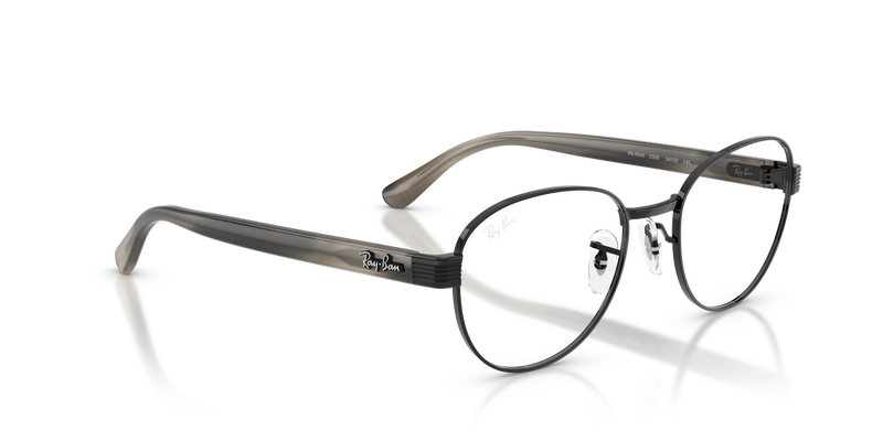 Ray-Ban RX6543 in Black / Clear (2509) - Alternate View