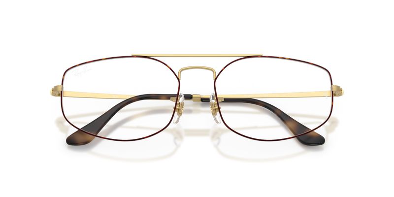 Ray-Ban EXPLORER 5 in Matte Havana On Matte Arista Gold / Clear (3188) - Alternate View