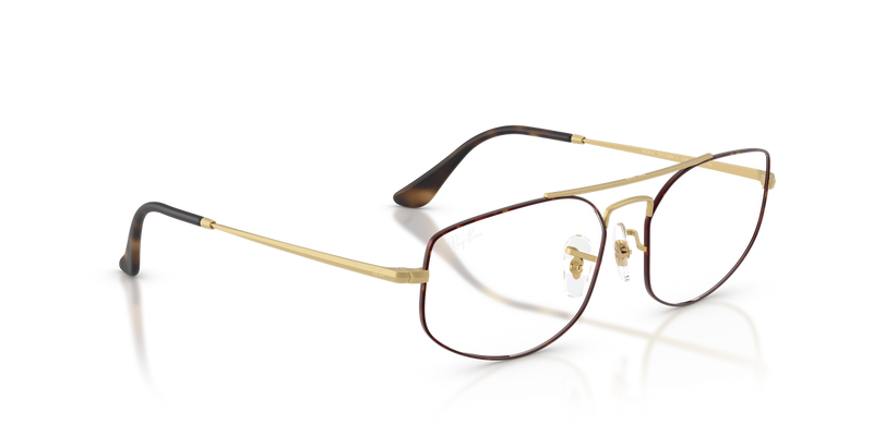 Ray-Ban EXPLORER 5 in Matte Havana On Matte Arista Gold / Clear (3188) - Alternate View