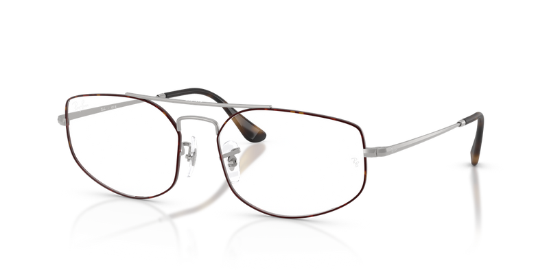 Ray-Ban EXPLORER 5 in Matte Havana On Matte Silver / Clear (3194) - Alternate View