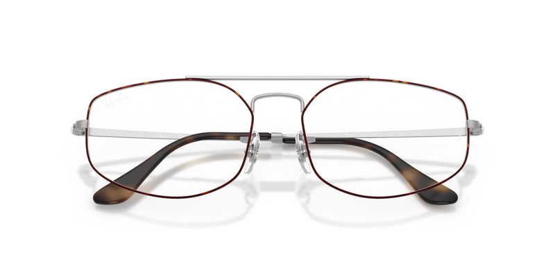 Ray-Ban EXPLORER 5 in Matte Havana On Matte Silver / Clear (3194) - Alternate View