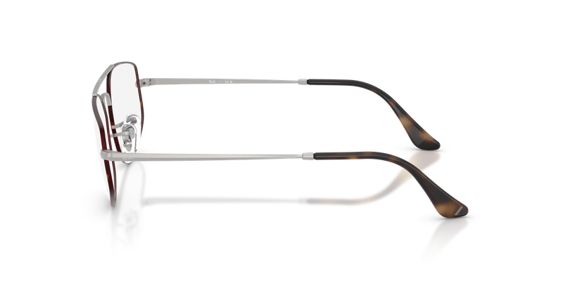 Ray-Ban EXPLORER 5 in Matte Havana On Matte Silver / Clear (3194) - Alternate View