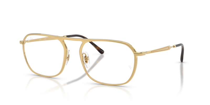 Ray-Ban RX6548 in Arista Gold / Clear (2500) - Front View