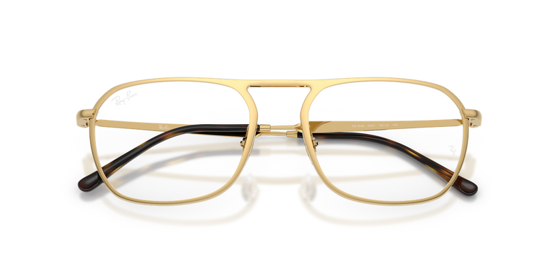 Ray-Ban RX6548 in Arista Gold / Clear (2500) - Side View