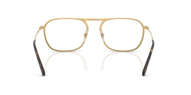 Ray-Ban RX6548 in Arista Gold / Clear (2500) - Temple Detail