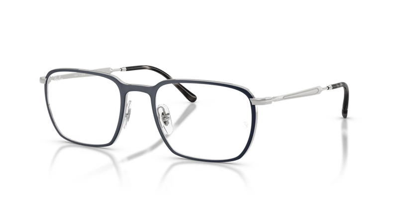 Ray-Ban RX6549 in Blue & Silver / Clear (3016) - Alternate View