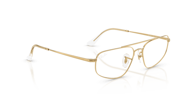 Ray-Ban RX6550 in Arista Gold / Clear (2500) - Alternate View