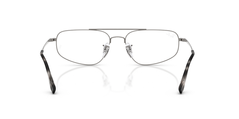 Ray-Ban RX6550 in Gunmetal / Clear (2502) - Alternate View