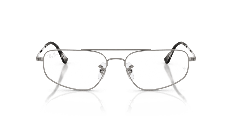 Ray-Ban RX6550 in Gunmetal / Clear (2502) - Alternate View