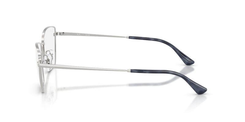 Ray-Ban RX6552 in Silver / Clear (2501) - Back View