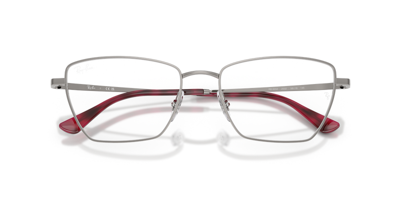 Ray-Ban RX6552 in Gunmetal / Clear (2502) - Alternate View