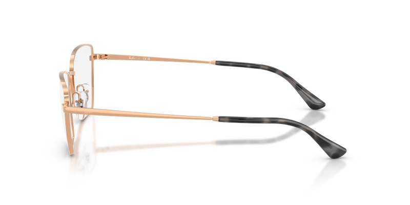 Ray-Ban RX6552 in Rose Gold / Clear (3094) - Alternate View