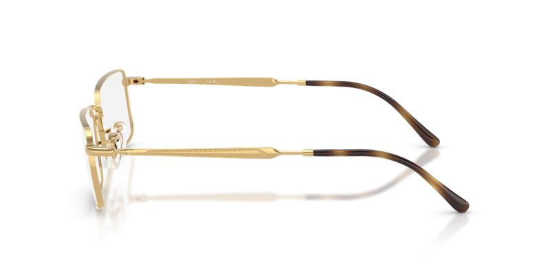 Ray-Ban RX6557 in Gold - Back View