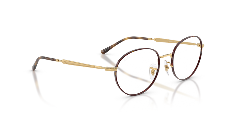 Ray-Ban RX6558 in Havana On Gold - Alternate View