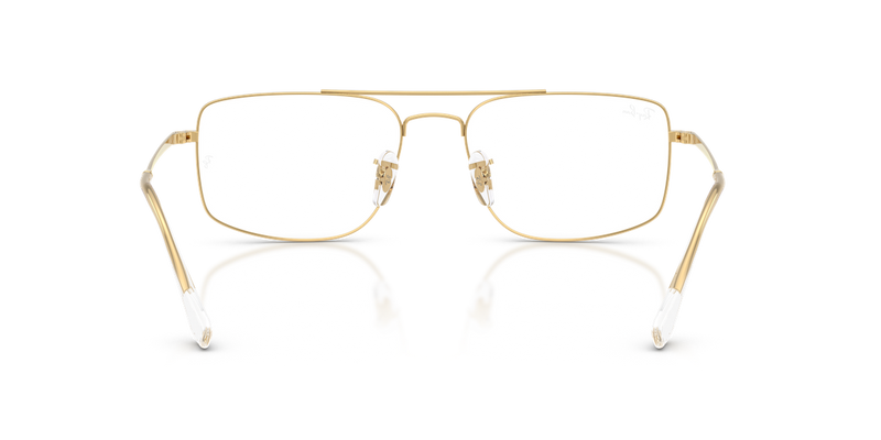Ray-Ban RX6579 in Arista Gold / Clear (2500) - Temple Detail