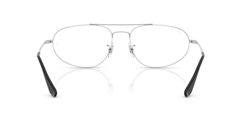 Ray-Ban RX6645 in Silver / Clear (2501) - Temple Detail