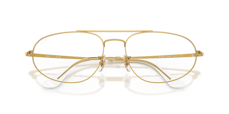 Ray-Ban RX6645 in Legend Gold / Clear (3086) - Alternate View
