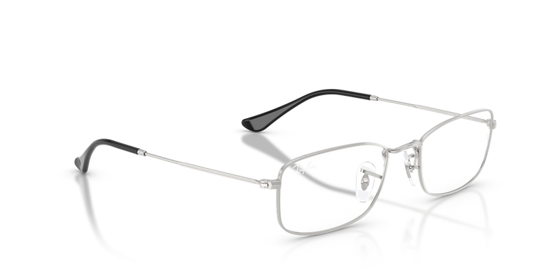 Ray-Ban RX6647 in Silver / Clear (2501) - Alternate View
