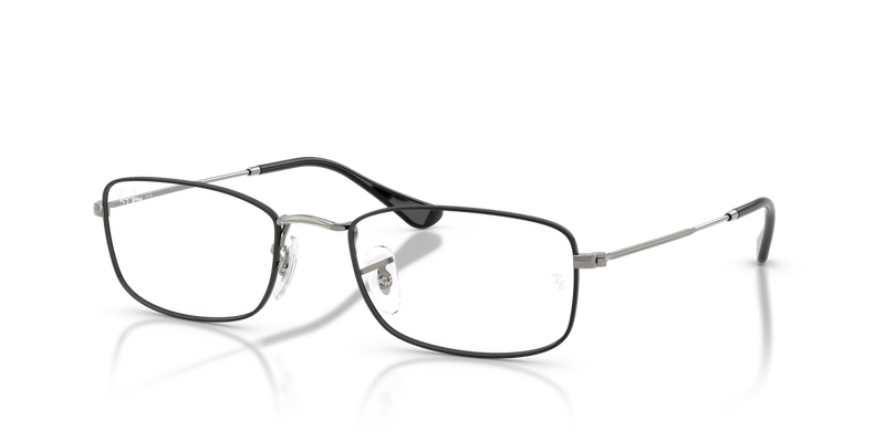 Ray-Ban RX6647 in Black On Gunmetal / Clear (3179) - Alternate View