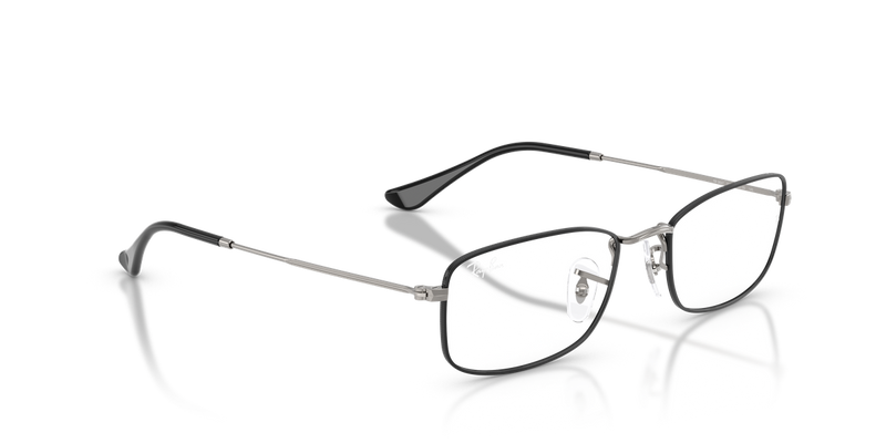 Ray-Ban RX6647 in Black On Gunmetal / Clear (3179) - Alternate View