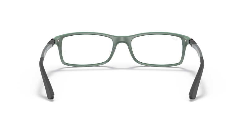 Ray-Ban RX7017 in Black On Green - Alternate View