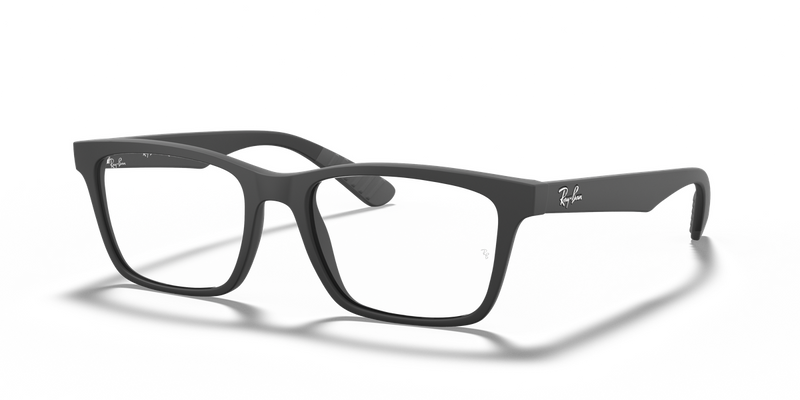 Ray-Ban RX7025 in Black / Clear (2077) - Alternate View