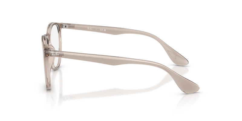 Ray-Ban ERIKA in Transparent Light Brown / Clear (8507) - Back View