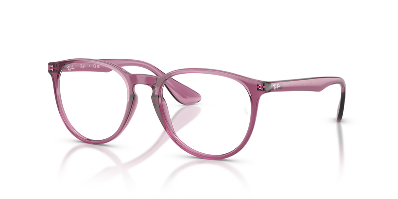 Ray-Ban ERIKA in Transparent Violet / Clear (8509) - Alternate View