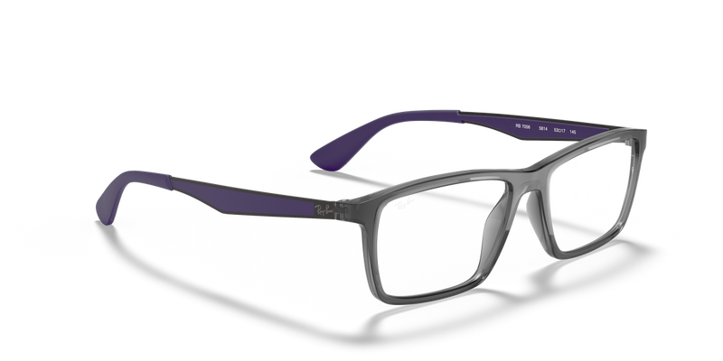 Ray-Ban RX7056 in Transparent Grey / Clear (5814) - Alternate View