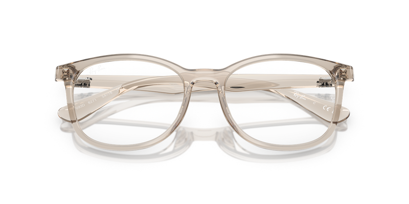 Ray-Ban RX7093D in Transparent Light Brown / Clear (8271) - Alternate View