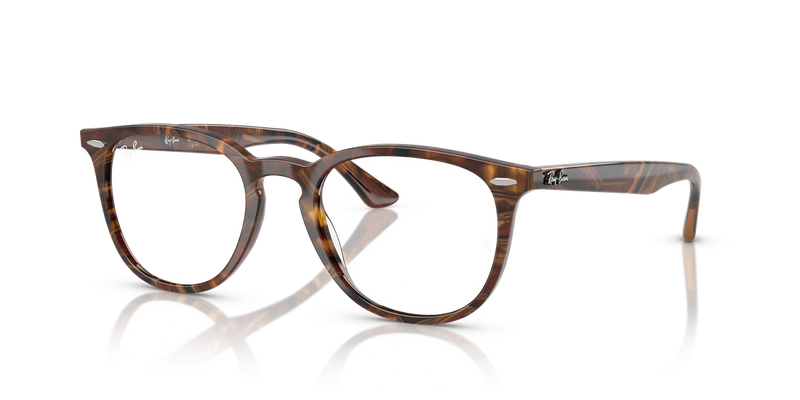 Ray-Ban RX7159 in Transparent Fantasy Brown Yellow - Alternate View