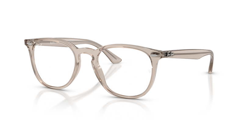 Ray-Ban RX7159 in Transparent Beige - Alternate View