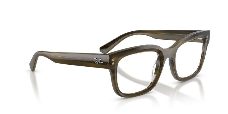Ray-Ban CHAD in Striped Green / Clear (8468) - Alternate View