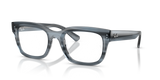 Striped Blue / Clear (8469)