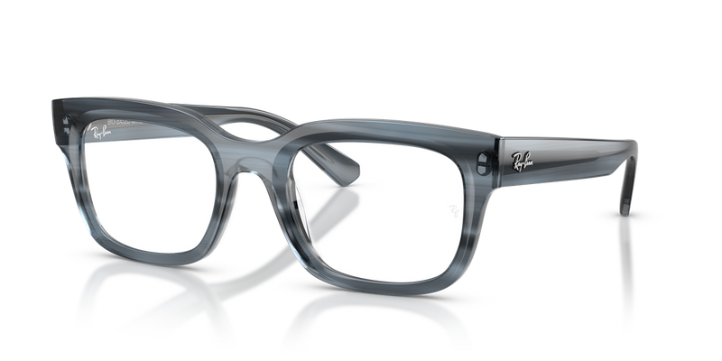 Ray-Ban CHAD in Striped Blue / Clear (8469) - Alternate View