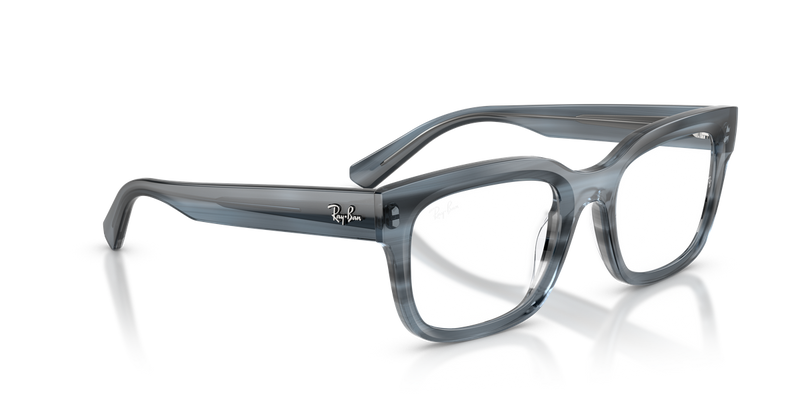 Ray-Ban CHAD in Striped Blue / Clear (8469) - Alternate View