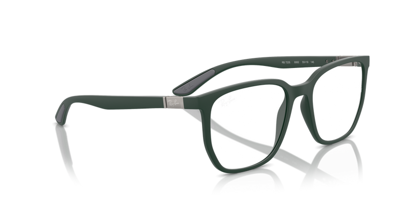 Ray-Ban RX7235 in Sand Green / Clear (8062) - Alternate View