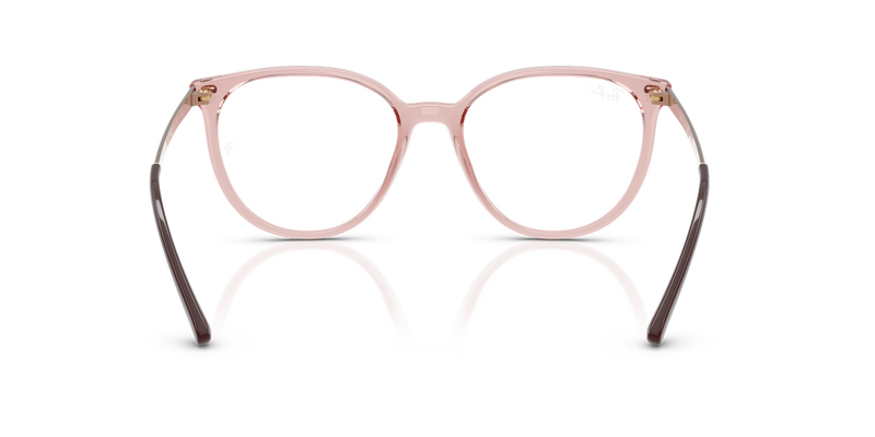 Ray-Ban RX7246L in Shiny Translucent Pink - Alternate View