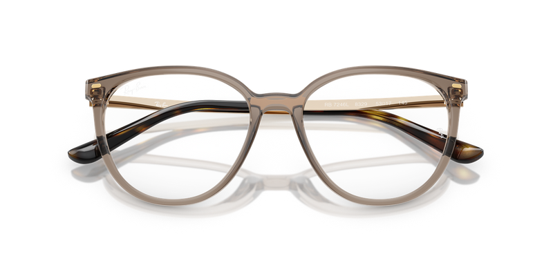 Ray-Ban RX7246L in Translucent Caramel - Alternate View