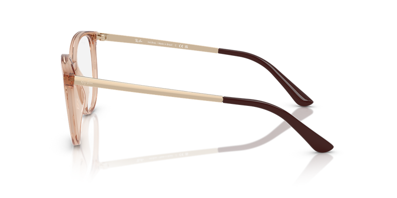 Ray-Ban RX7246L in Caramel - Back View