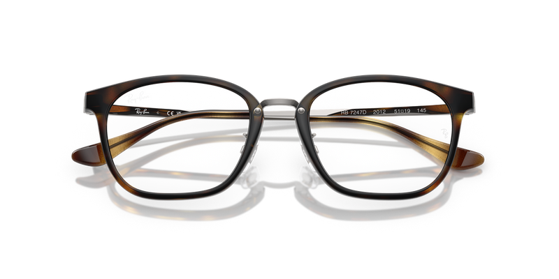Ray-Ban RX7247D in Havana - Alternate View