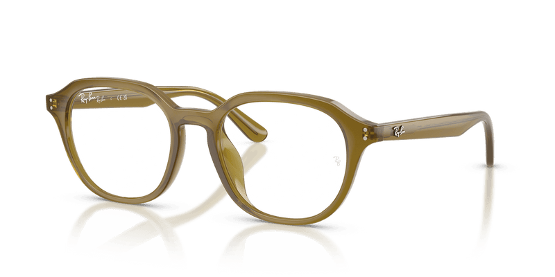 Ray-Ban RX7259D in Transparent Olive Green / Clear (8437) - Alternate View