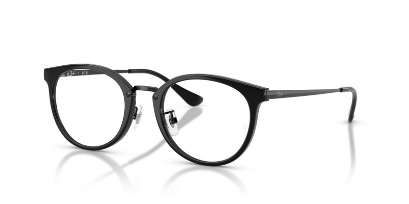 Ray-Ban RX7266D in Black - Front View