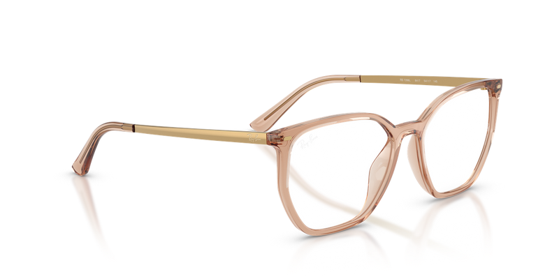 Ray-Ban RX7268L in Translucent Caramel - Alternate View