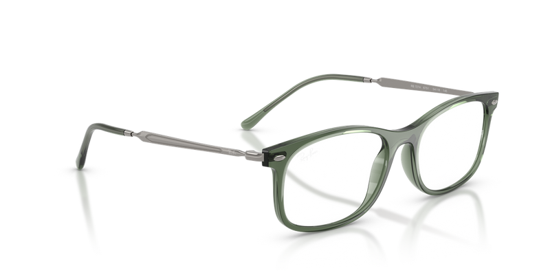 Ray-Ban RX7274 in Transparent Green - Alternate View