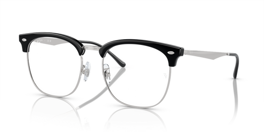 Ray-Ban RX7318D - Black On Silver / Clear (2000)