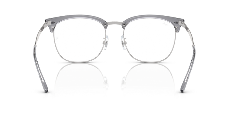 Ray-Ban RX7318D in Transparent Grey On Silver / Clear (8326) - Alternate View