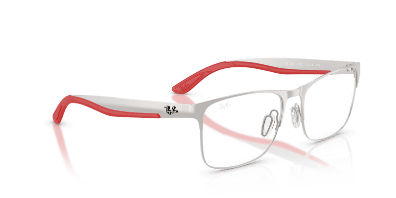 Ray-Ban RX7550 in Silver / Clear (3219) - Alternate View
